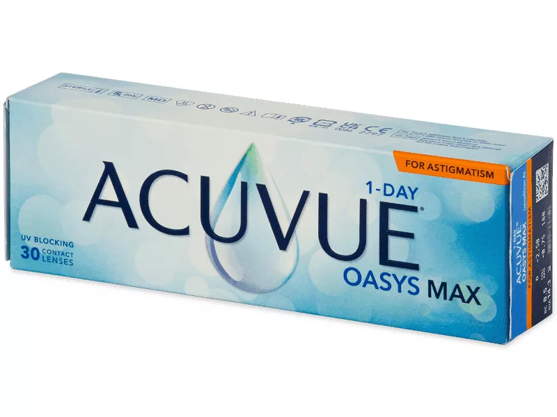 Acuvue Oasys 1-Day Max For Astigmatism (30 kpl)