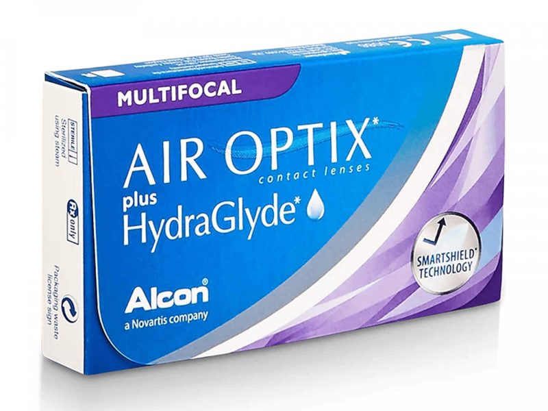 Air Optix plus HydraGlyde Multifocal (3 kpl)