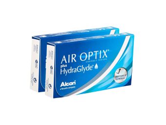 Air Optix plus HydraGlyde (12 kpl)