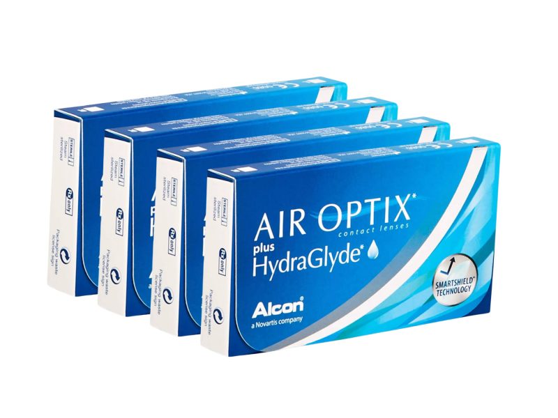Air Optix plus HydraGlyde (24 kpl)