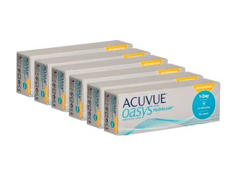 Acuvue Oasys 1-Day For Astigmatism With Hydraluxe (180 kpl)