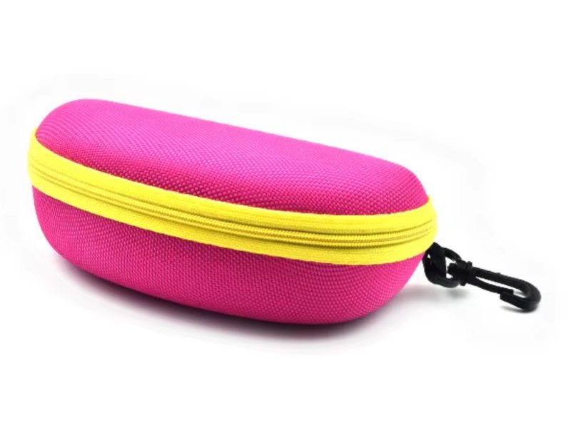 Silmälasikotelo vedenkestävä pink/Keltainen