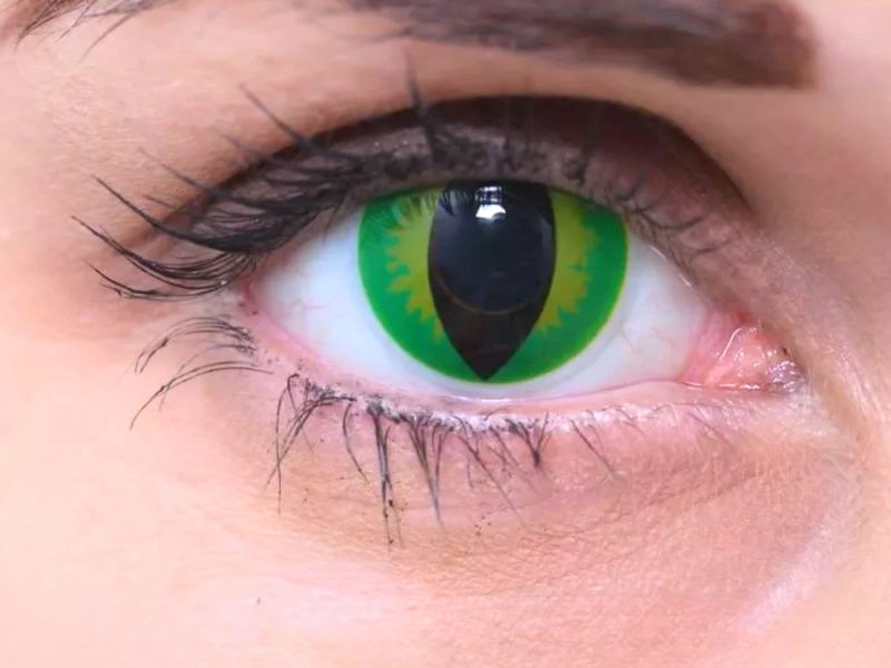 ColourVUE Crazy Vihreä lohikäärmeen silmä (2 kpl)